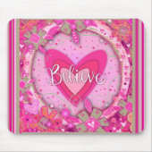 インスパイアのかわいらしフローラ マウスパッド (正面)