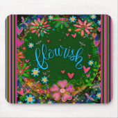 インスパイアのかわいらしフローラ マウスパッド (正面)