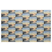 インスパイアのイザヤ30:31夕日 ファブリック (ファットクウォーター)