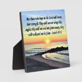 インスパイアのイザヤ40:31 フォトプラーク (正面)