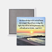 インスパイアのイザヤ40:31 マグネット (正面/裏面)