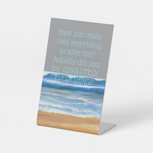 インスパイアのメッセージ引用文勇気付けられるがやめない 台座サイン (正面)