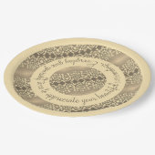 インスパイアのモダンデザイン ペーパープレート (アングル)