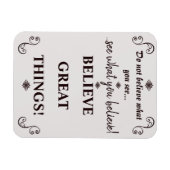 インスパイアの信じ素晴らし引用文 マグネット (横)