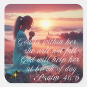 インスパイアの信仰 スクエアシール (正面)