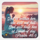 インスパイアの信仰 スクエアシール (正面)