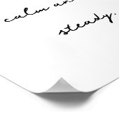 インスパイアの前向き肯定穏やかで安定 ポスター (角)