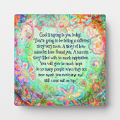 インスパイアの奇跡引用文インスピリシかわいらしティ フォトプラーク (正面)