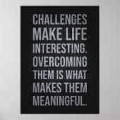 インスパイアの言葉 – ポスタやる気を起こさせるー ポスター (正面)