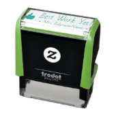 インスパイアの「最高のWork Yet!」 +カスタム講師の名前 セルフインキングスタンプ (商品)