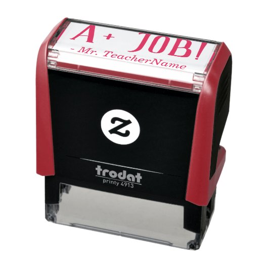 インスパイアの「A+仕事!」 表彰ゴム印 セルフインキングスタンプ (商品)