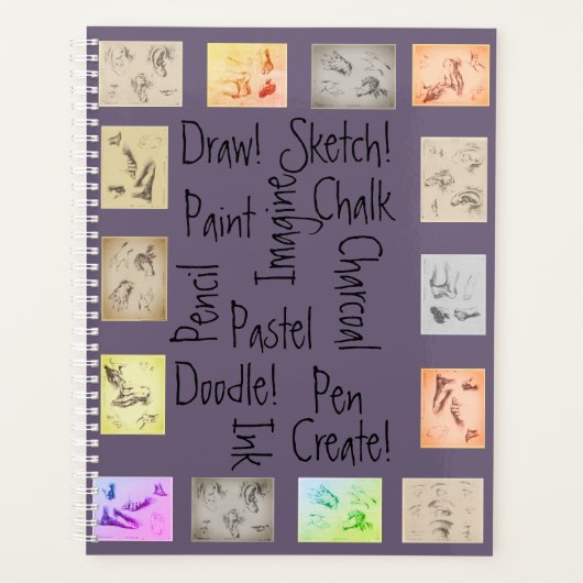 インスパイアのArt Wordsアンティークスケッチ プランナー手帳 (正面)