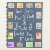 インスパイアのArt Wordsアンティークスケッチ プランナー手帳 (正面)