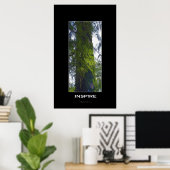 インスパイアやる気を起こさせるTree Art Poster canvas ポスター (ホームオフィス)