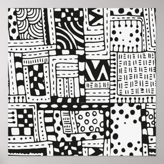 インスパイアインディアン抽象芸術姿2 ポスター (正面)