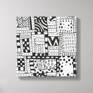 インスパイアインディアン抽象芸術姿6 キャンバスプリント