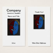 インスパイアカスタムイヤリング/名刺 (正面&裏面)