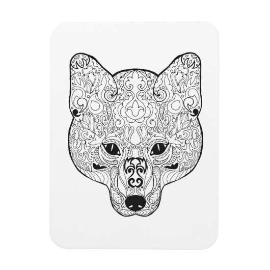 インスパイアキツネ マグネット (縦)