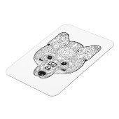 インスパイアキツネ マグネット (左側)