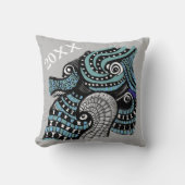 インスパイアコレクション： Tiger威厳のある顔 クッション (正面)