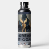 インスパイアゴールノドリームトナディアアメージング文字アート ウォーターボトル (左面)