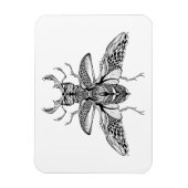 インスパイアサイケデリック虫 マグネット (縦)