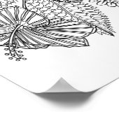 インスパイアスカルの花2 ポスター (角)