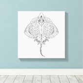 インスパイアスティングレイトーテム6 キャンバスプリント (インサイチュ (ウッドフロア))