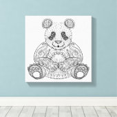 インスパイアトバルパンダ6 キャンバスプリント (インサイチュ (ウッドフロア))