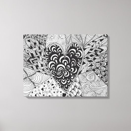 インスパイアハート キャンバスプリント (正面)