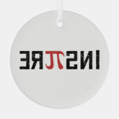 インスパイアパイ日 | Happy Piの日Math Gives ガラスオーナメント (裏面)