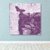 インスパイアフランスの薄紫 キャンバスプリント (インサイチュ (ウッドフロア))