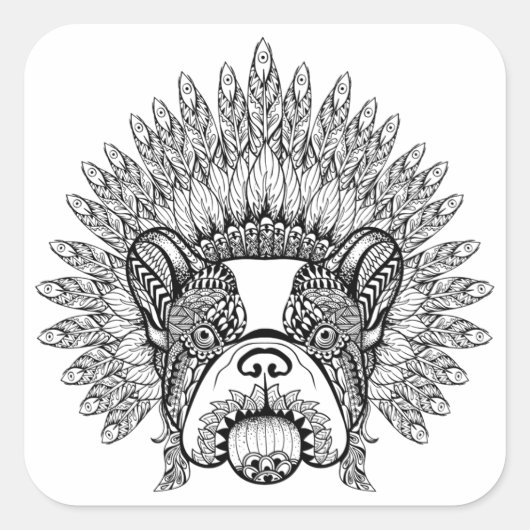 インスパイアフランスの軍帽 スクエアシール (正面)