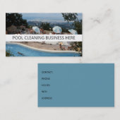 インスパイアプールのクリーニングのレトロ 名刺 (正面/裏面)