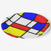 インスパイアモンドリアン ペーパープレート (アングル)