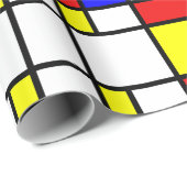 インスパイアモンドリアン ラッピングペーパー (ロールコーナー)