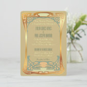 インスパイアヴィンテージのアールデコの~ Gatsby 招待状 (スタンド正面)