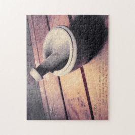 インスパイアヴィンテージのハーブの石乳棒及び乳鉢のレトロ ジグソーパズル