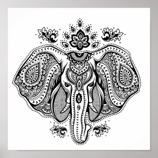 インスパイアヴィンテージインディアン象2 ポスター (正面)