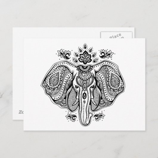 インスパイアヴィンテージインディアン ポストカード (正面/裏面)