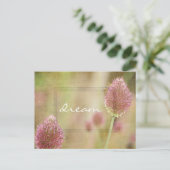 インスパイアード ピンク フローラル ポストカード (スタンド正面)