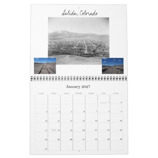 インスパイア列車 カレンダー (1月 2027)