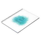 インスパイア君は十分なシンプル引用文 ノートブック (左側)