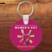 インスパイア国際的女子の日 キーホルダー (正面)