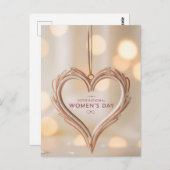 インスパイア国際的女子の日 ポストカード (正面/裏面)