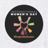 インスパイア国際的女子の日 ラベル (デザイン2)