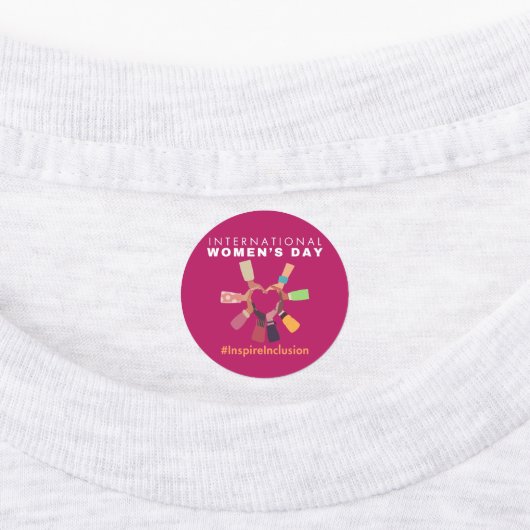 インスパイア国際的女子の日 ラベル (貼付)