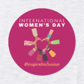 インスパイア国際的女子の日 ラベル (デザイン2)