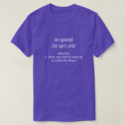 インスパイア定おもしろいTシャツ Tシャツ (デザイン正面)