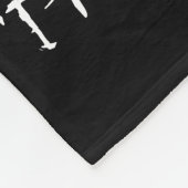 インスパイア引用文付き忠実な戦士の女性 フリースブランケット (角)